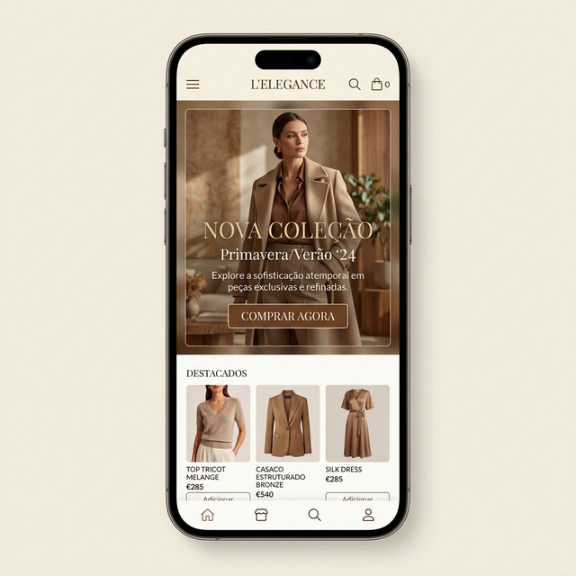 Mockup Clean E-commerce